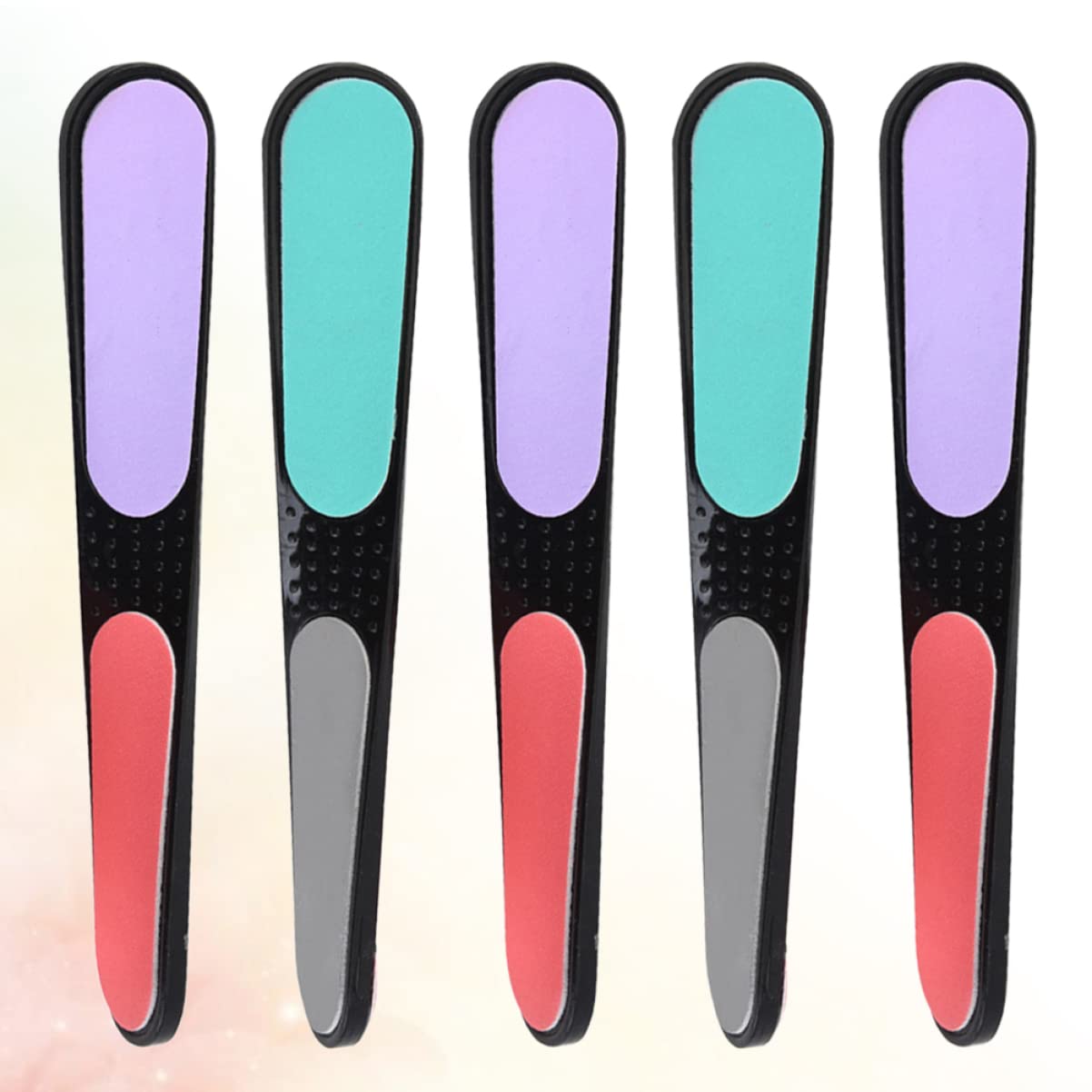 Beaupretty 20 Pcs Double Sided Nail File & Buffer Kit - 4 Sided Nail Buffing Files for Manicure & Pedicure, Professional Nail Care Tools for Salon & Home Use
