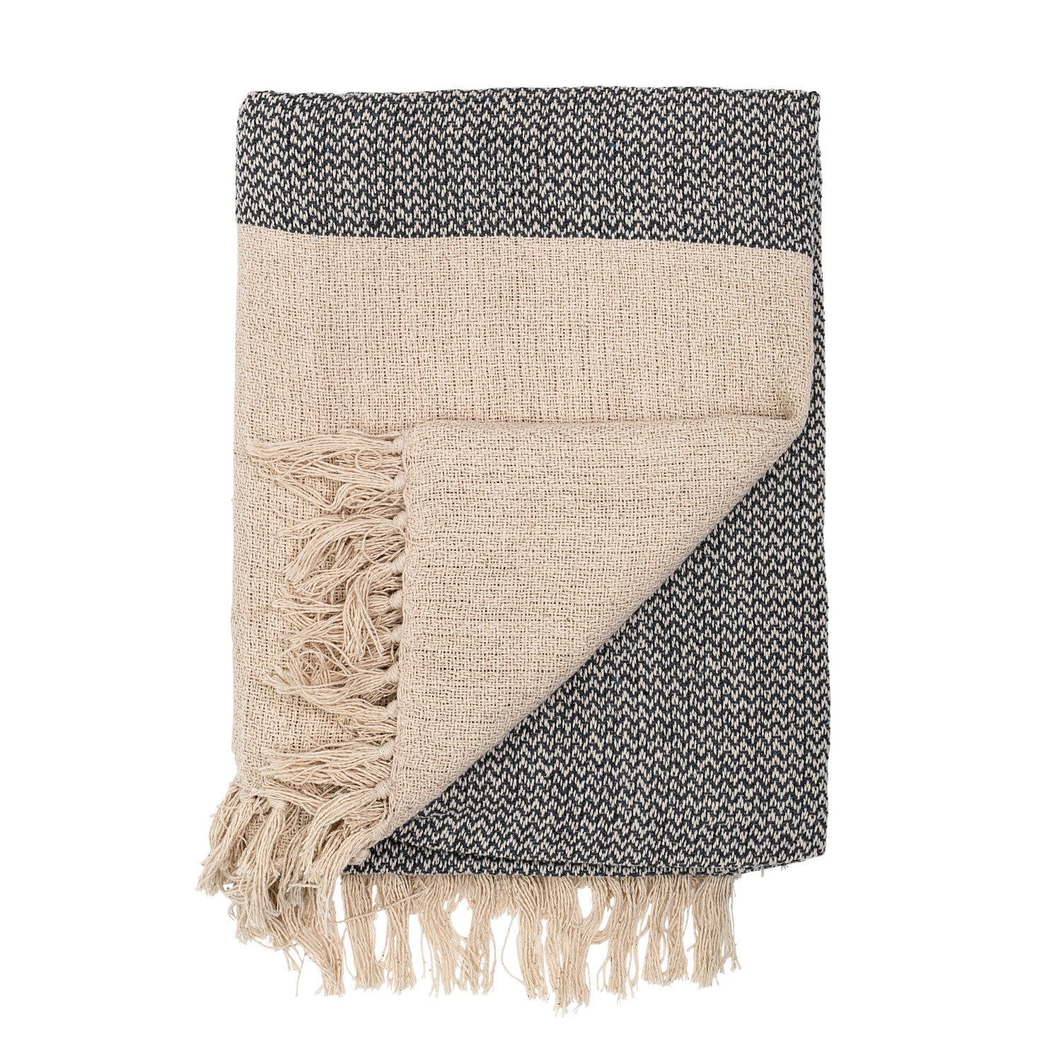 Cozy Knit Throw Blanket with Soft Fringe - Perfect for Sofa, Bed & Home Decor | Warm & Stylish Living Room Accessory