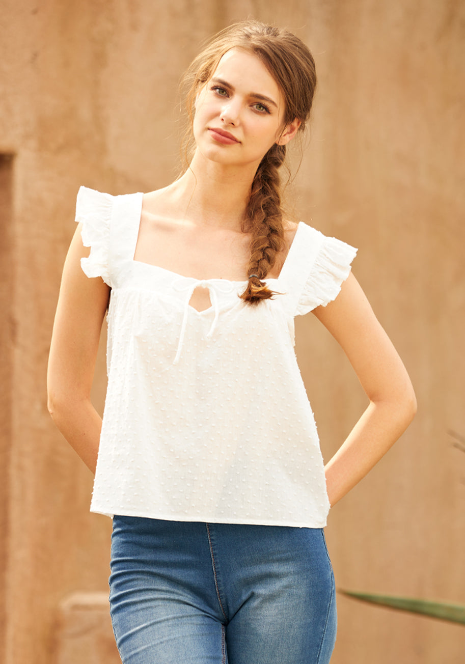 Fit To Be Tied Top - Women's Stylish Knotted Blouse for Casual & Office Wear | Perfect for Work, Date Night & Everyday Outfits