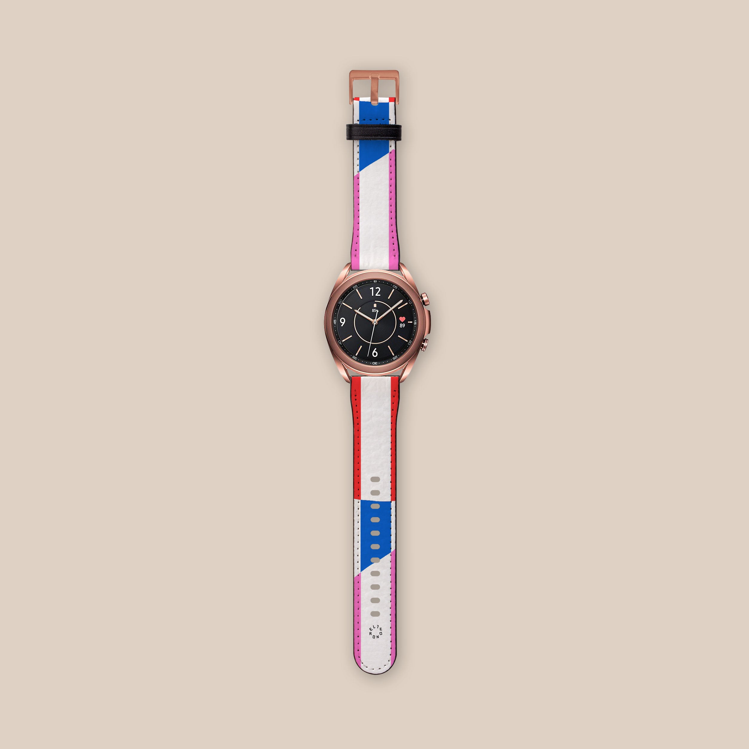 Premium Stripped Symphony Galaxy Watch Band - Durable & Stylish Replacement Strap for Samsung Galaxy Watch - Perfect for Workouts, Running & Everyday Wear