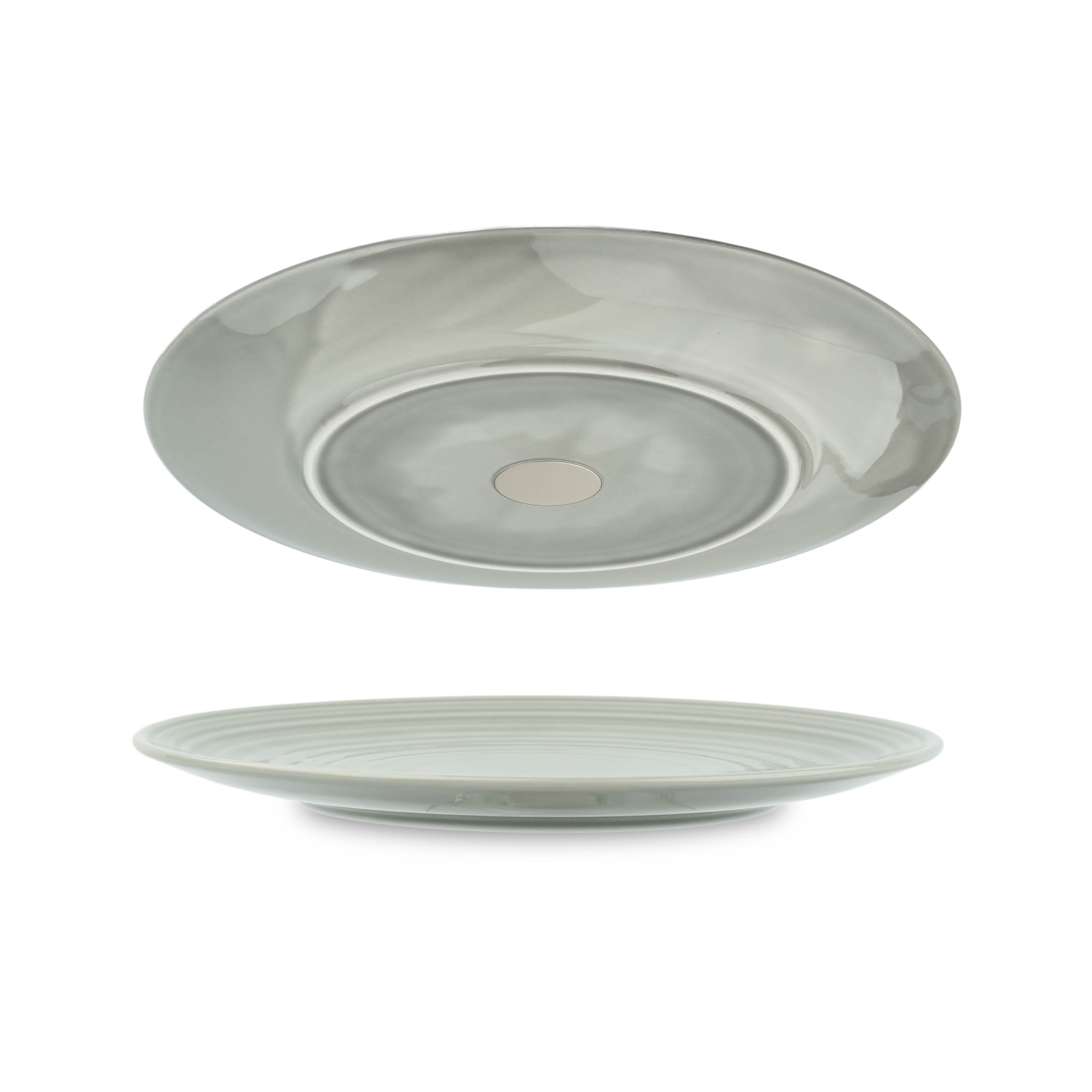Premium Porcelain Plate with Magnet - 23 cm (9 inch) - Elegant Dining & Kitchen Decor for Home, Parties, and Gifts