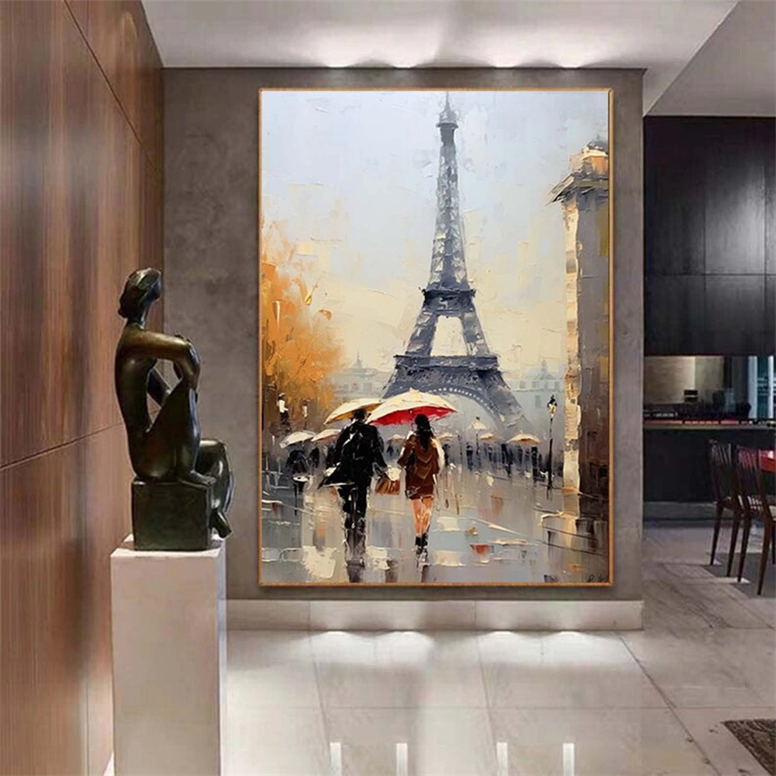 Urban Landscape Painting #UL 026 - Modern Wall Art for Home & Office Decor - Perfect for Living Room, Bedroom or Workspace