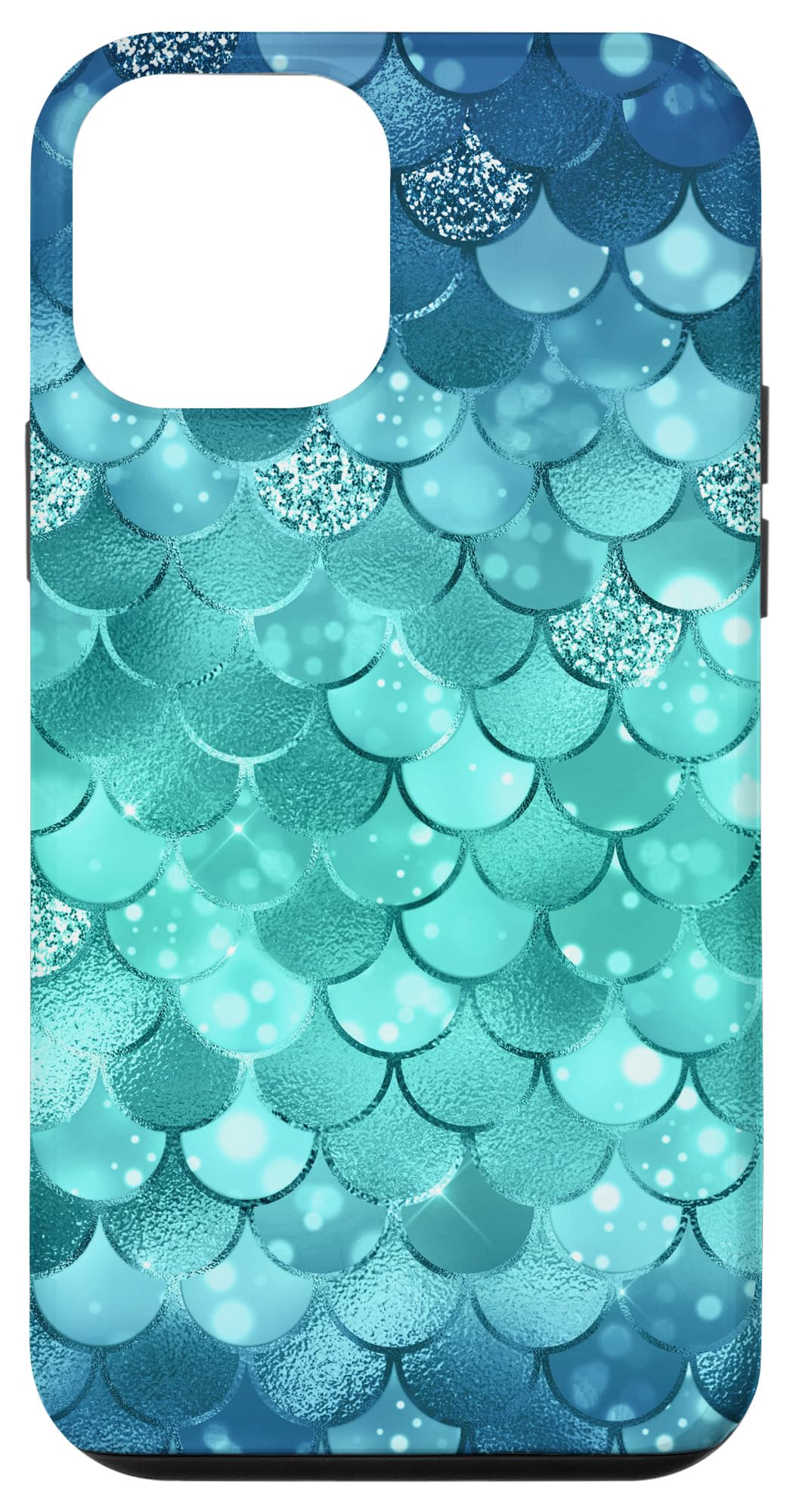 iPhone 12 Mini Case - Blue & Green Mermaid Scale Design, Slim Protective Cover for iPhone 12 Mini (2020) | Perfect for Everyday Use, Travel & Outdoor Activities