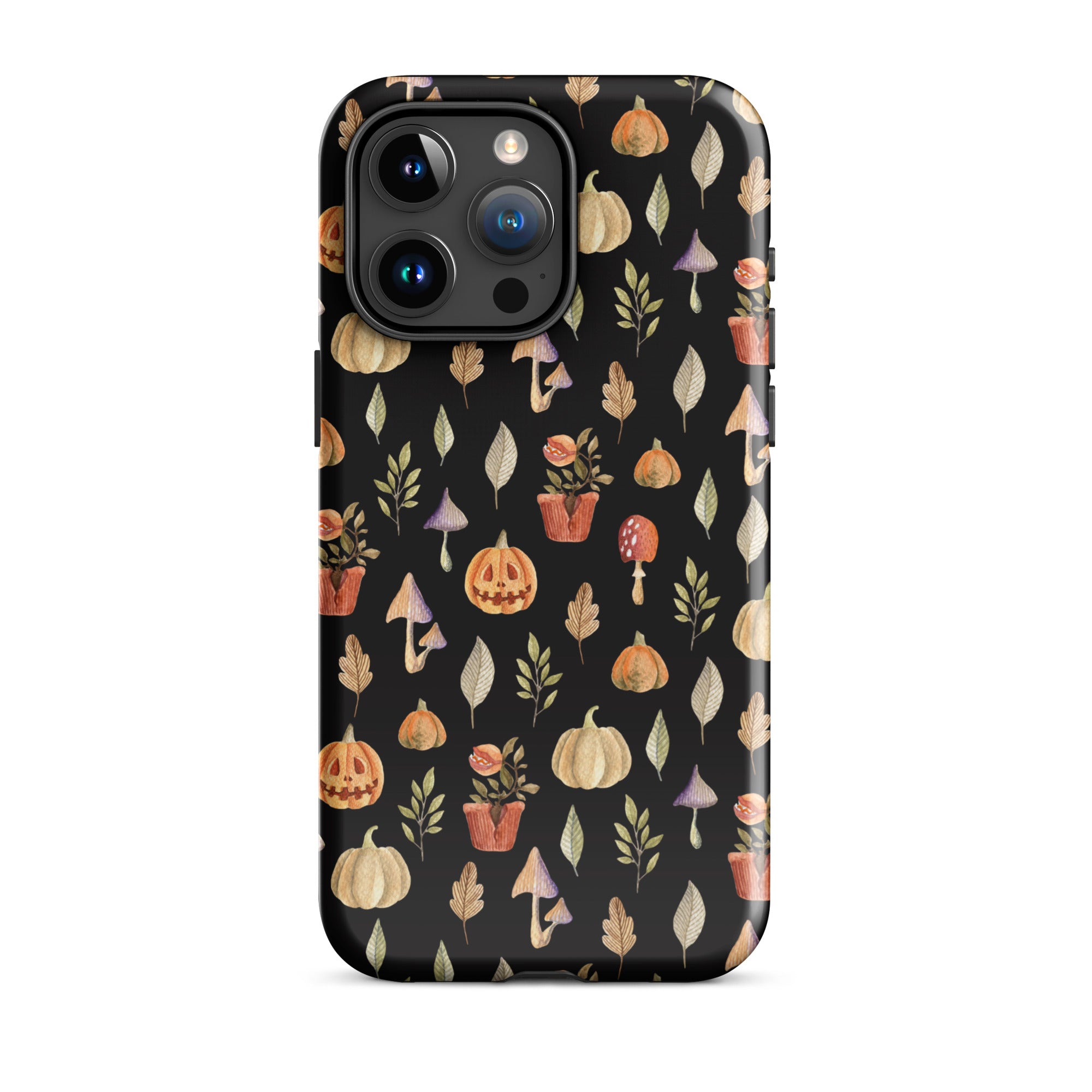Spooky Halloween Premium iPhone Case - Durable Protective Cover for iPhone 13/14/15 Pro Max - Perfect for Fall Festivals, Trick or Treating & Seasonal Celebrations