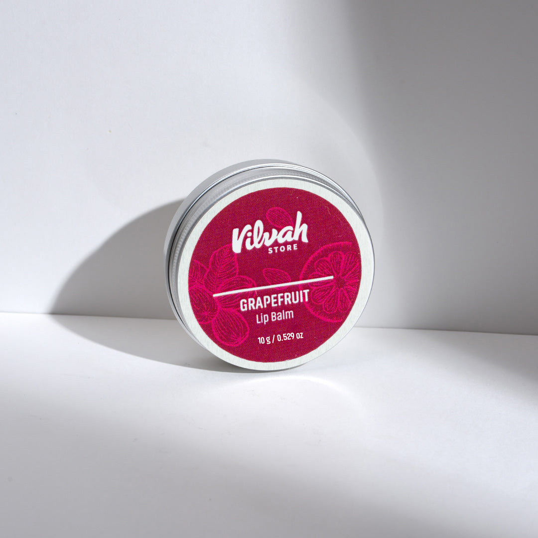 Best Grapefruit Lip Balm for Dry Lips - Natural Moisturizing & Long-Lasting Hydration - Perfect for Winter, Travel & Daily Use