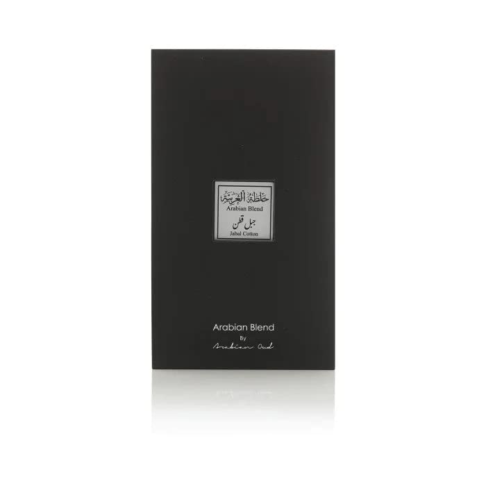Arabian Oud JABAL AL-COTTON Unisex Eau de Parfum 100ml - Citrus, Jasmine, Musk & Tonka Bean Fragrance | Long-Lasting Arabian Blend Perfume for Men & Women | Perfect for Date Night, Office Wear & Special Occasions