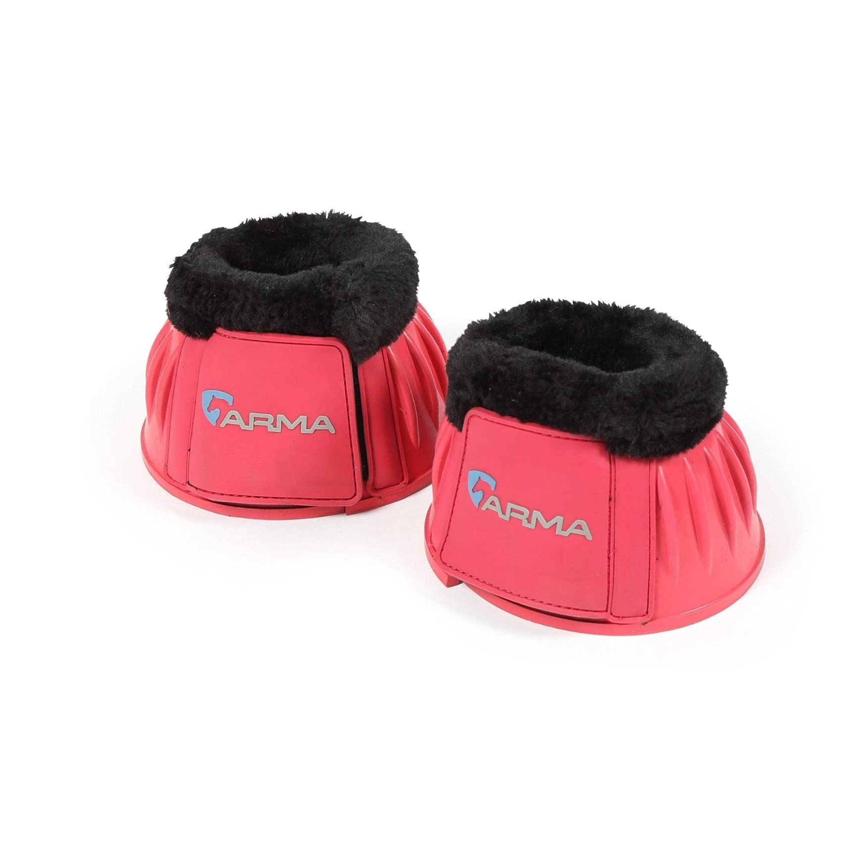 Shires ARMA Fleece Trim Bell Boots for Horses - Durable & Comfortable Horse Boots for Riding, Training & Stable Protection