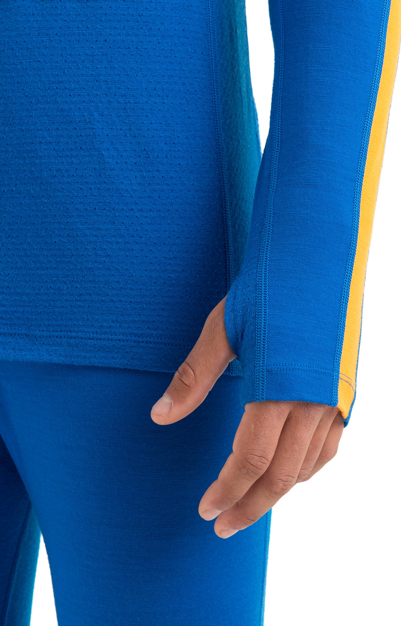 200 ZoneKnit Long Sleeve Crewneck Thermal Top for Men - Warm Winter Base Layer for Outdoor Activities & Cold Weather Sports