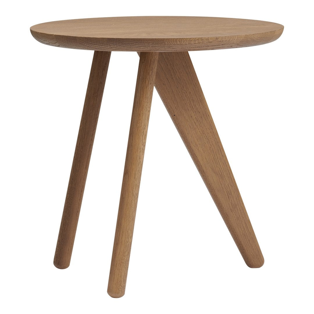 Hansen Hyldahl Fin Side Table by Norr11 - Modern Scandinavian End Table for Living Room, Bedroom & Office - Stylish & Functional Home Decor