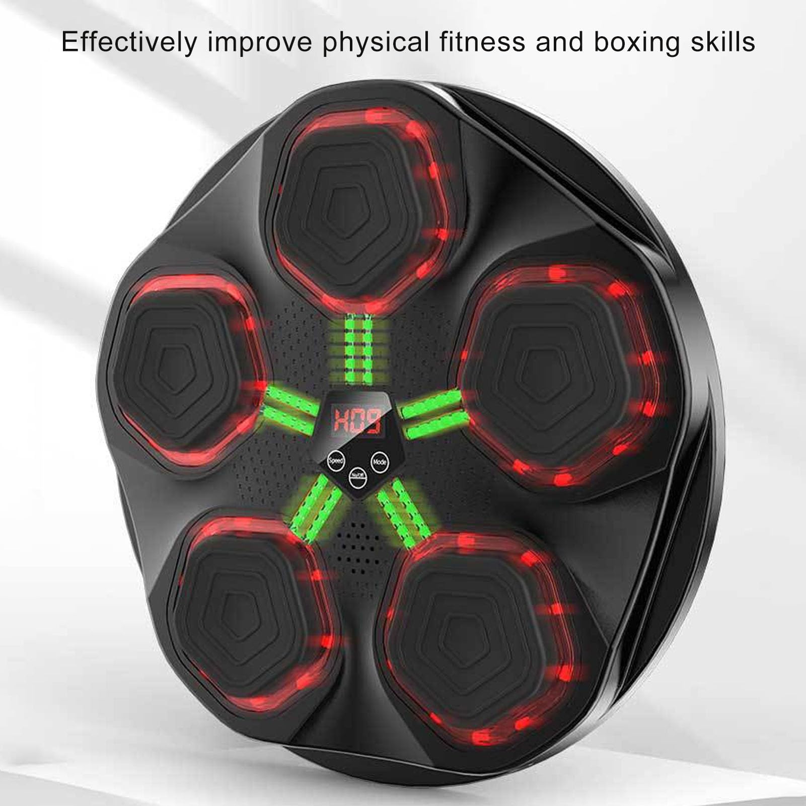 Alomejor Real-Time Feedback Boxing Trainer - Music Punching Machine for Adults & Kids - Home Gym Equipment for Fitness & Stress Relief