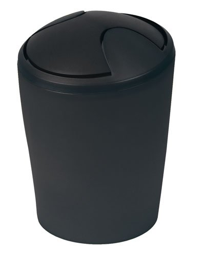 Black Polypropylene Laundry Basket - Durable & Lightweight for Home, Dorm, or Apartment Use