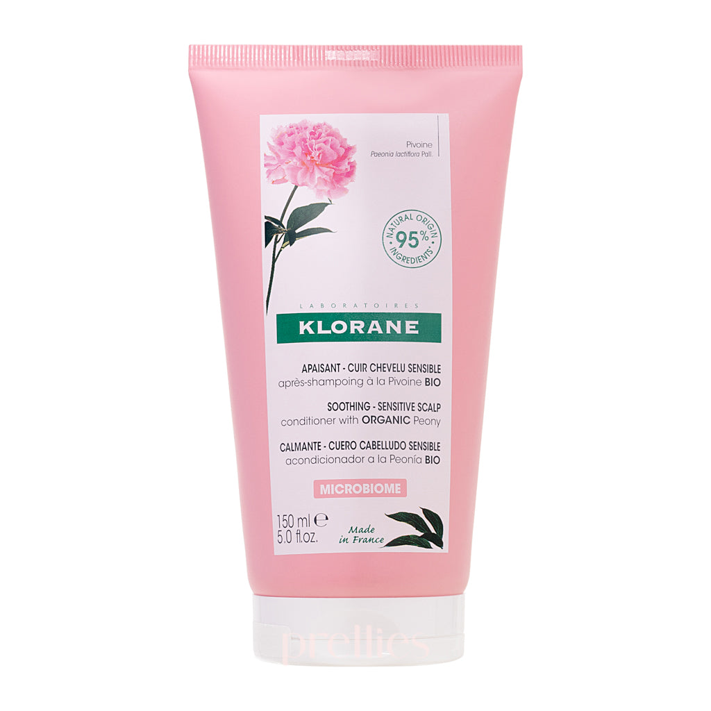 KLORANE Peony Nourishing Hair Conditioner Gel - 150ml for Dry & Damaged Hair - Hydrating & Smoothing Hair Care for Daily Use at Home or Salon
