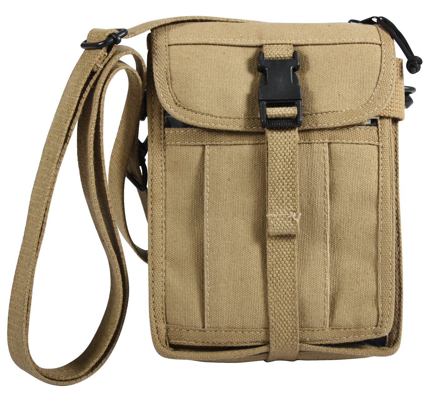 Rothco Canvas Travel Portfolio Crossbody Shoulder Bag - Durable Messenger Bag for Men & Women - Perfect for Business, School, Travel & Outdoor Adventures