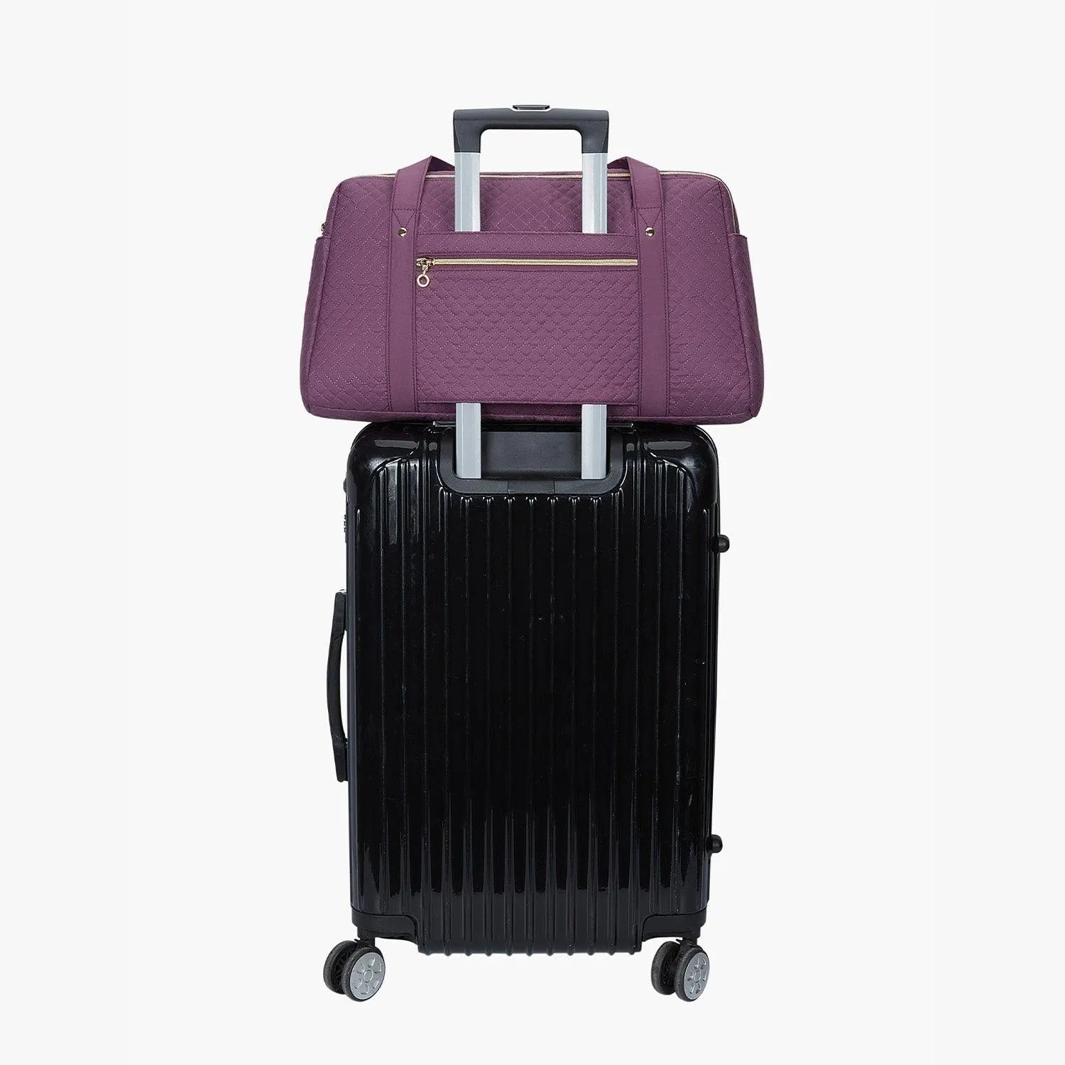 Large Weekender Overnight Bag with Shoe Compartment - Perfect Carry-On Luggage for Travel, Gym & Weekend Getaways