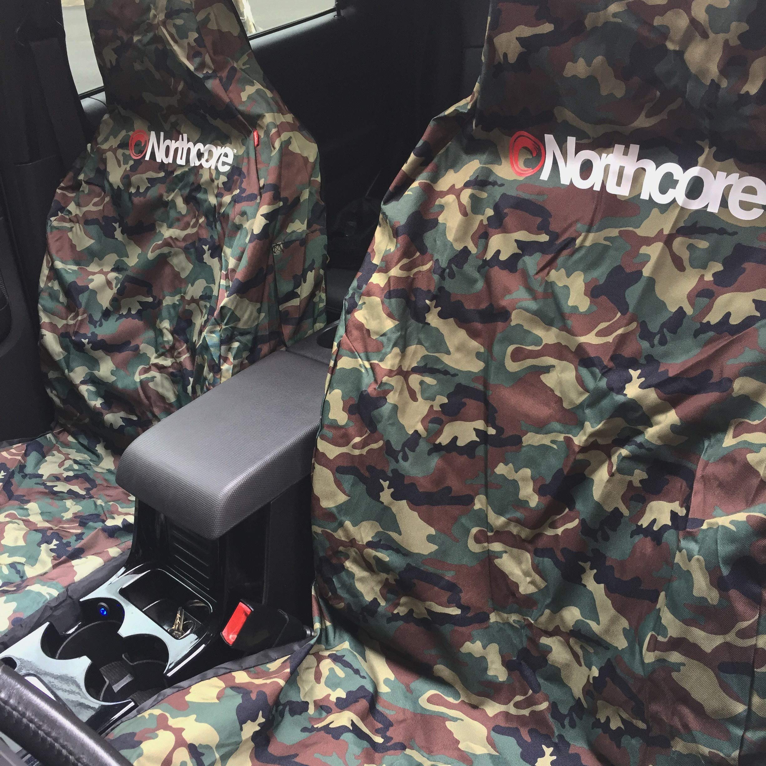 Northcore Camouflage Van and Car Seat Cover - Durable, Waterproof, Universal Fit for Trucks, SUVs, and Sedans - Perfect for Hunting, Camping, and Outdoor Adventures