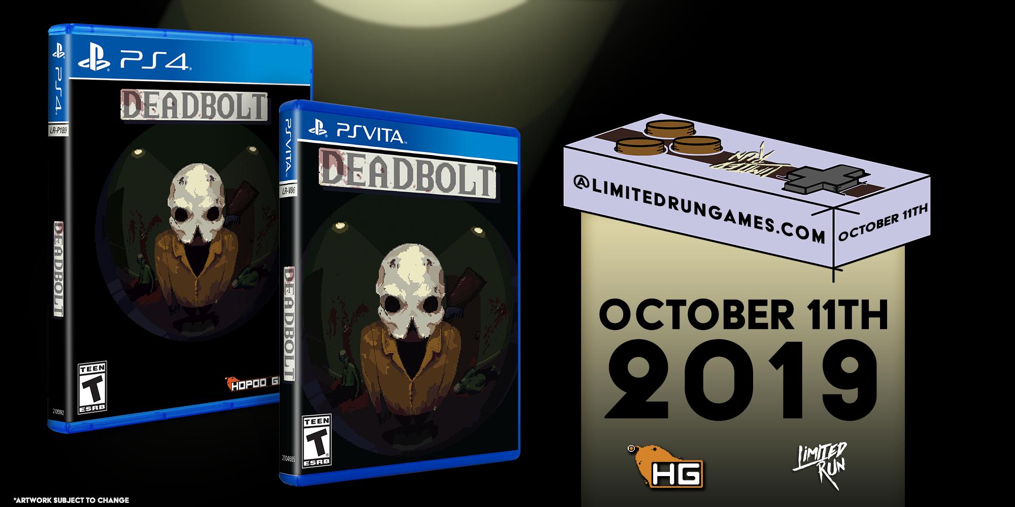 Deadbolt (Vita) - Limited Edition Physical Copy | PlayStation Vita Game | Action-Horror Adventure | Perfect for Collectors and Vita Enthusiasts