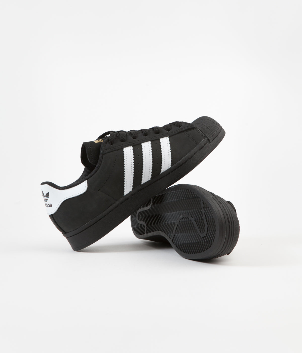 Adidas Superstar ADV Shoes for Men & Women - Core Black / White / Gold Metallic - Classic Sneakers for Casual Wear, Street Style & Everyday Comfort