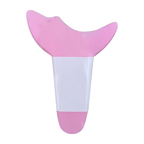 Multifunctional Makeup Eyelash Tool - Upper & Lower Lash Mascara Applicator Guide, Eyelash Comb & Cosmetic Brush - Silicone Eyelash Helper for Perfect Mascara & Eyeliner Application (Pink) | Ideal for Professional Makeup Artists & Home Beauty Routines