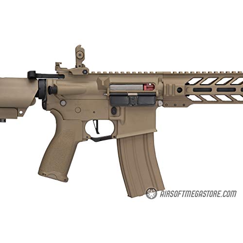 Lancer Tactical Enforcer Hybrid Gen 2 Battle Hawk Airsoft AEG Rifle - High FPS 395 | Tan Color | for Outdoor Skirmishes & Tactical Training