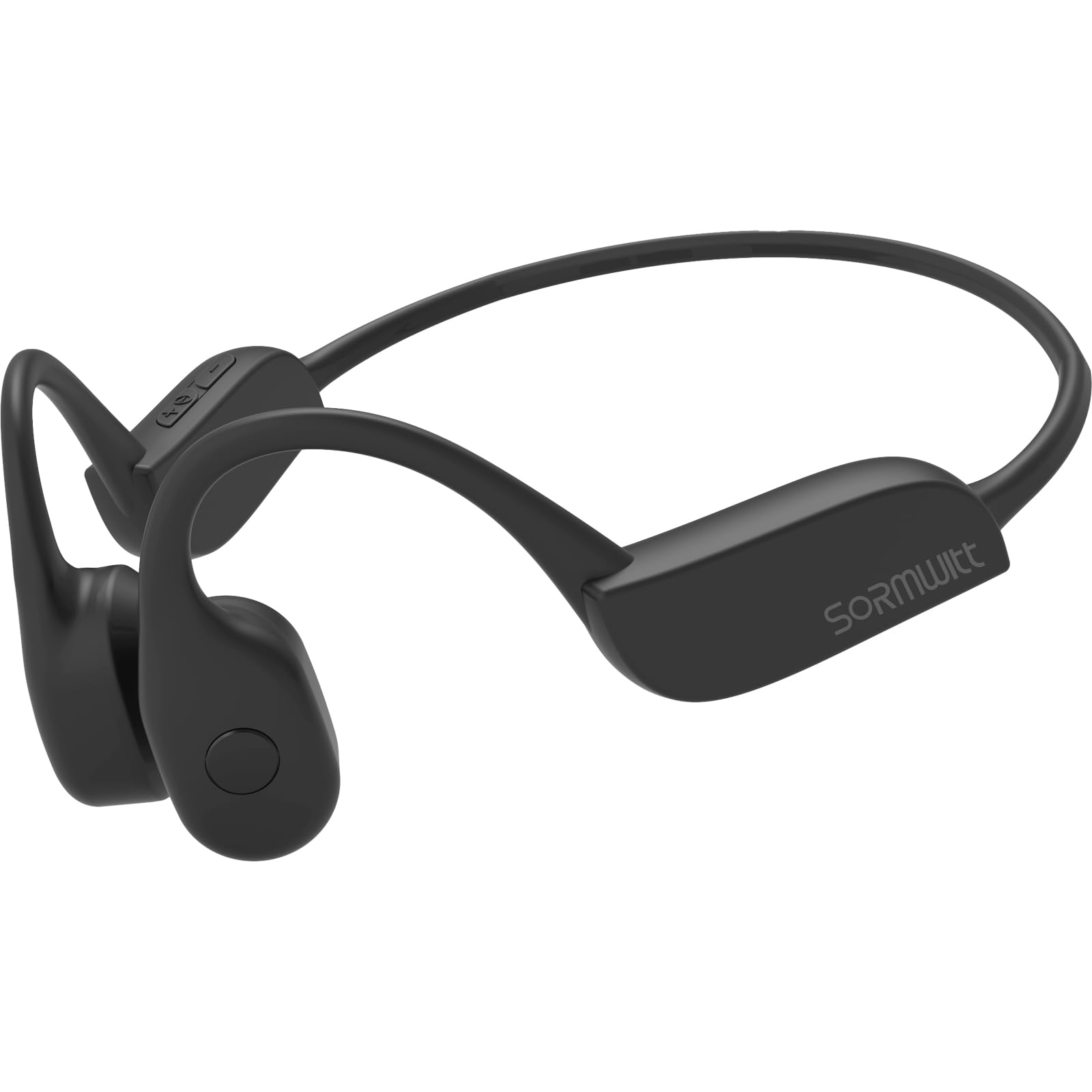 Bluetooth 5.2 Bone Conduction Headphones - Open-Ear Wireless Sport Earphones, IPX67 Waterproof for Running, Cycling, Walking - Perfect for Outdoor Activities, Gym Workouts & Commuting - Black