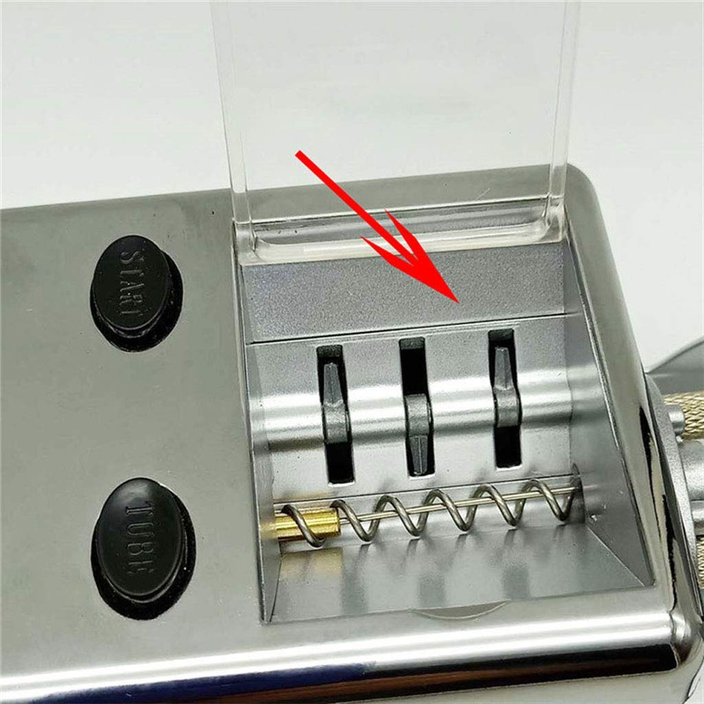 Electric Automatic Cigarette Rolling Machine - Stainless Steel DIY Tobacco Injector for Handmade Cigarettes | Perfect for Home Use, Travel & Smoking Enthusiasts