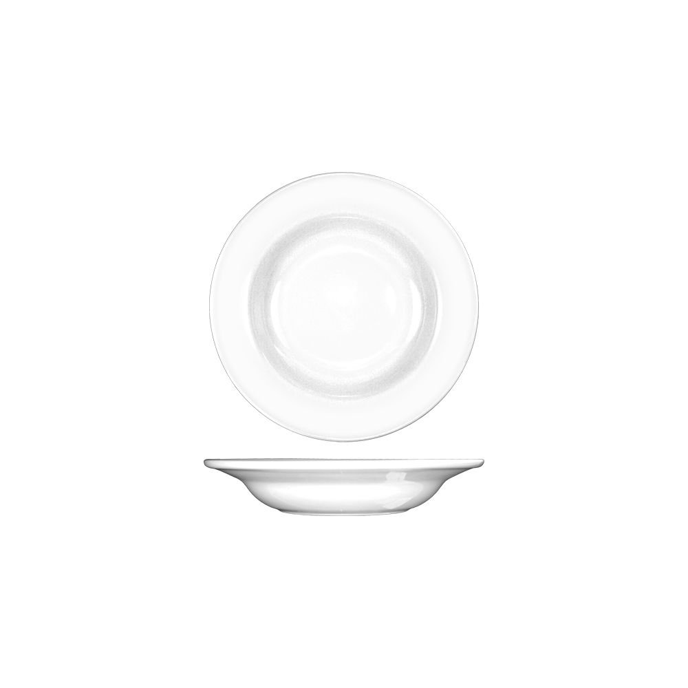 ITI DO-3 13 Oz European Style White Soup Bowls - Set of 36 - Durable Porcelain Dinnerware for Restaurants, Catering & Home Use