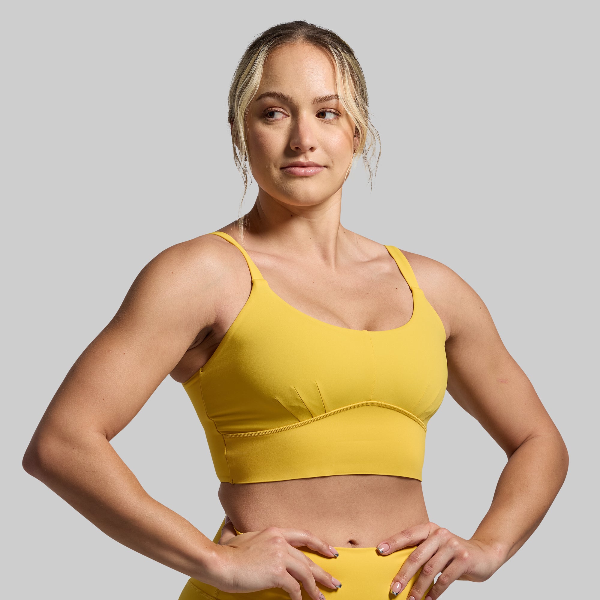 Sexy High Waist Booty Shorts Set in Gold - Perfect for Gym, Yoga, and Summer Outfits