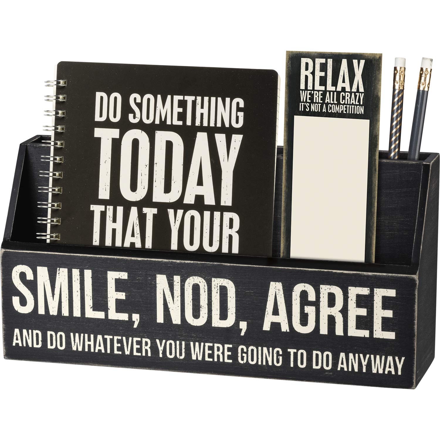 Primitives Desk Organizer - Stylish Office Storage for Workspace
