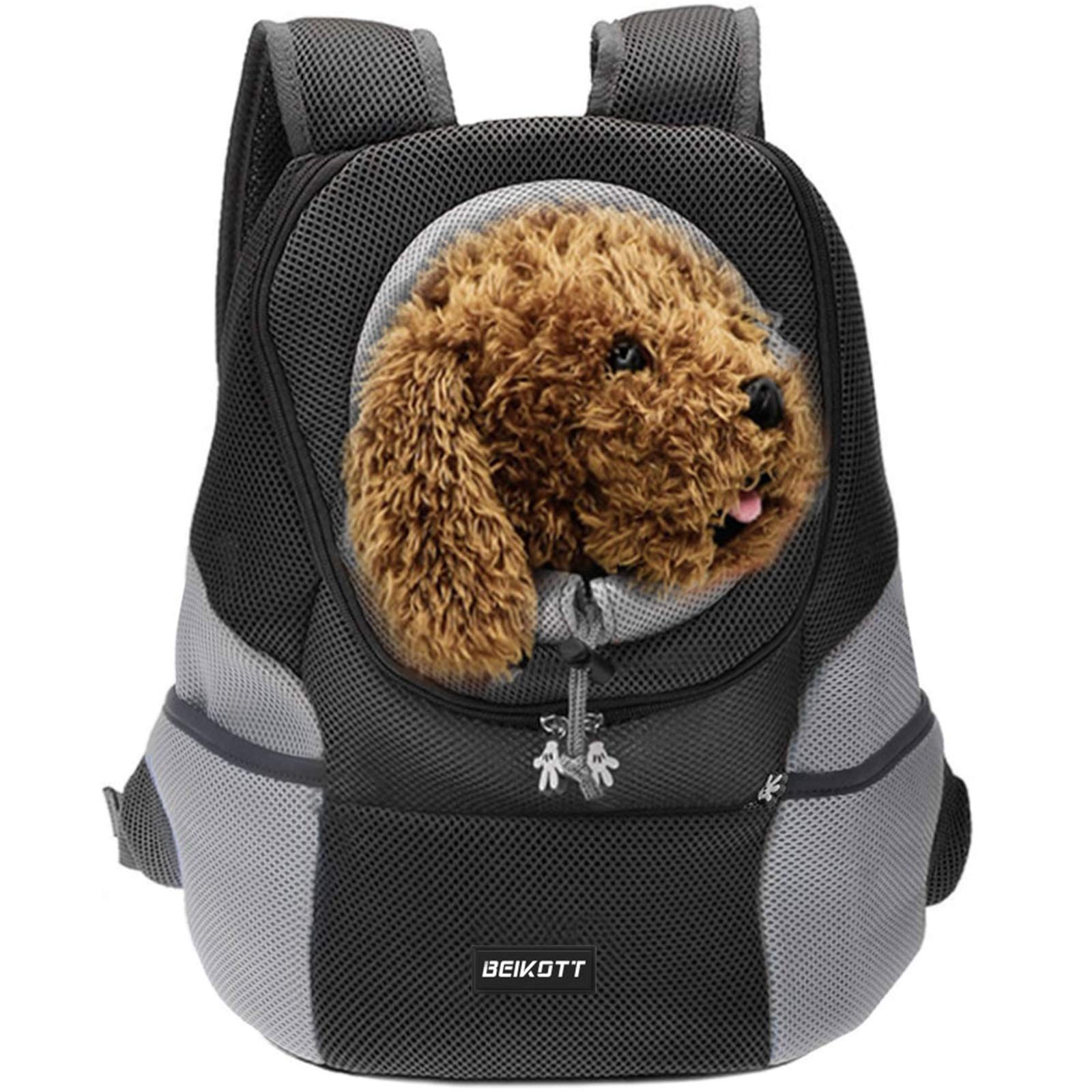 BEIKOTT Pet Carrier Backpack for Cats & Dogs - Travel & Hiking Gear