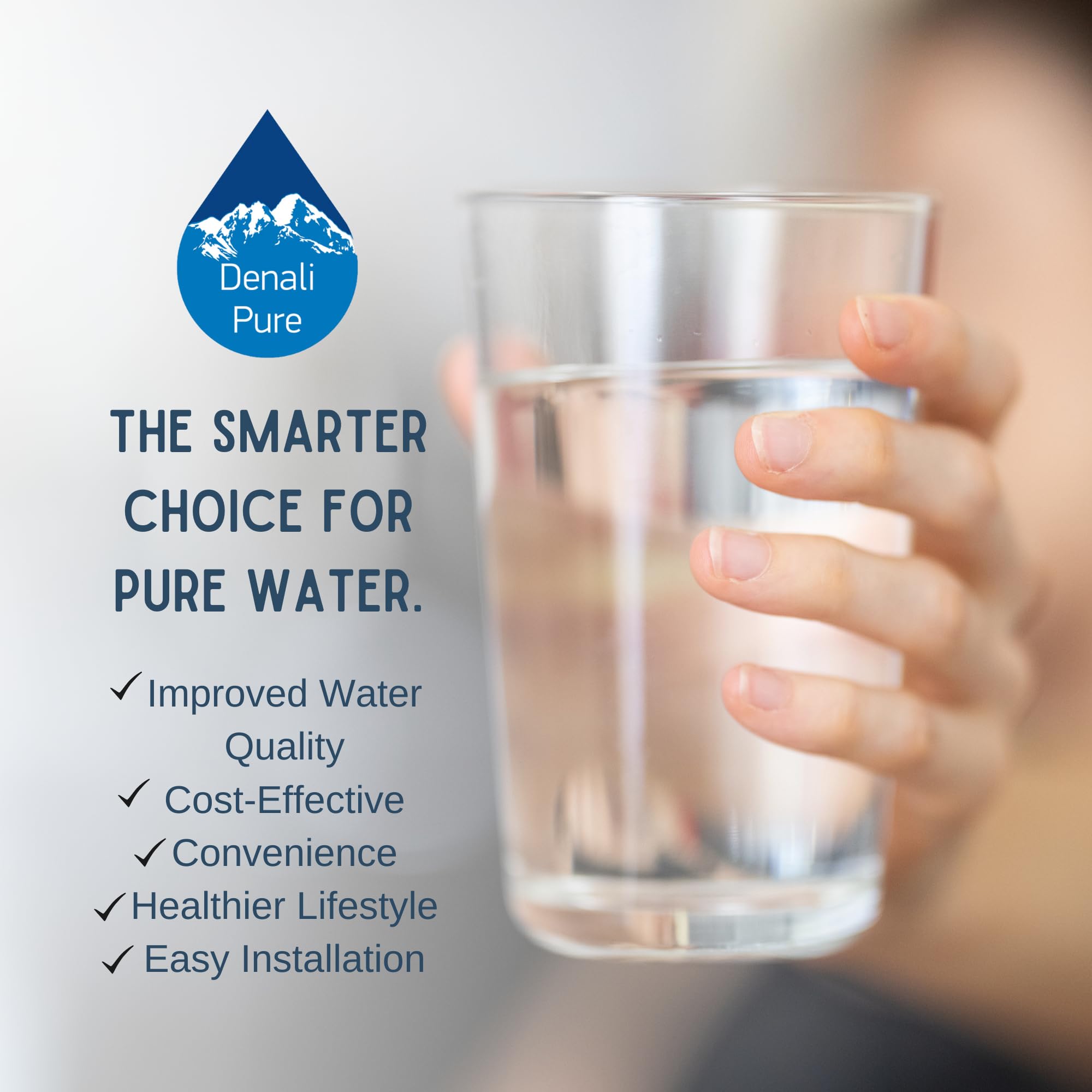 6-Pack KitchenAid KFCP22EXMP2 Refrigerator Water Filter Replacement - Compatible with KitchenAid 4396395 Fridge Filter Cartridge | Pure Drinking Water for Home & Office Use