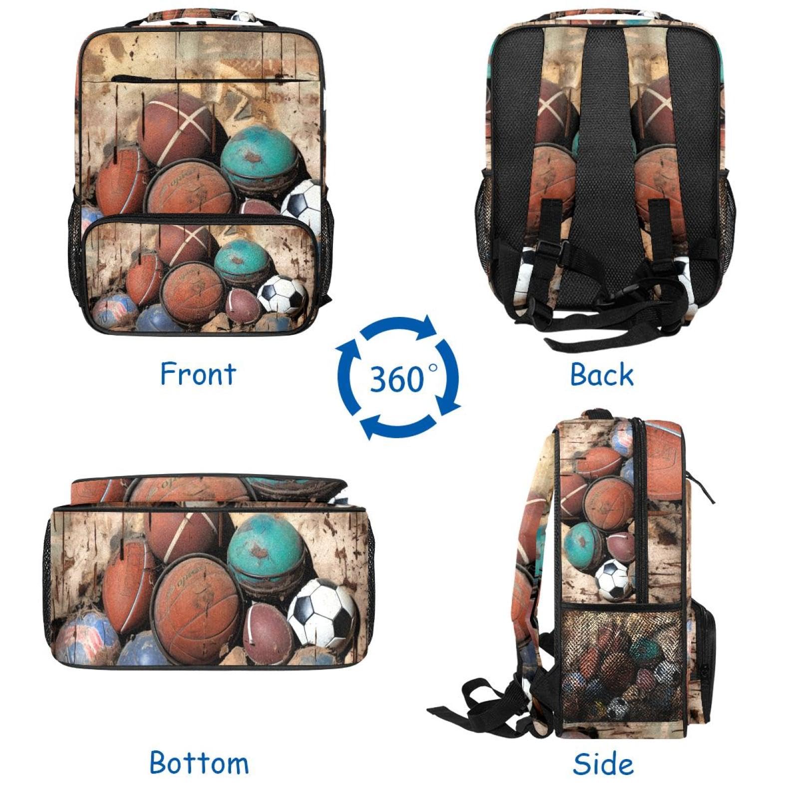 Lightweight Travel Backpack for Women & Men - Waterproof Hiking Backpack for Sports (Basketball, Football, Baseball) - Perfect for Gym, School & Outdoor Adventures