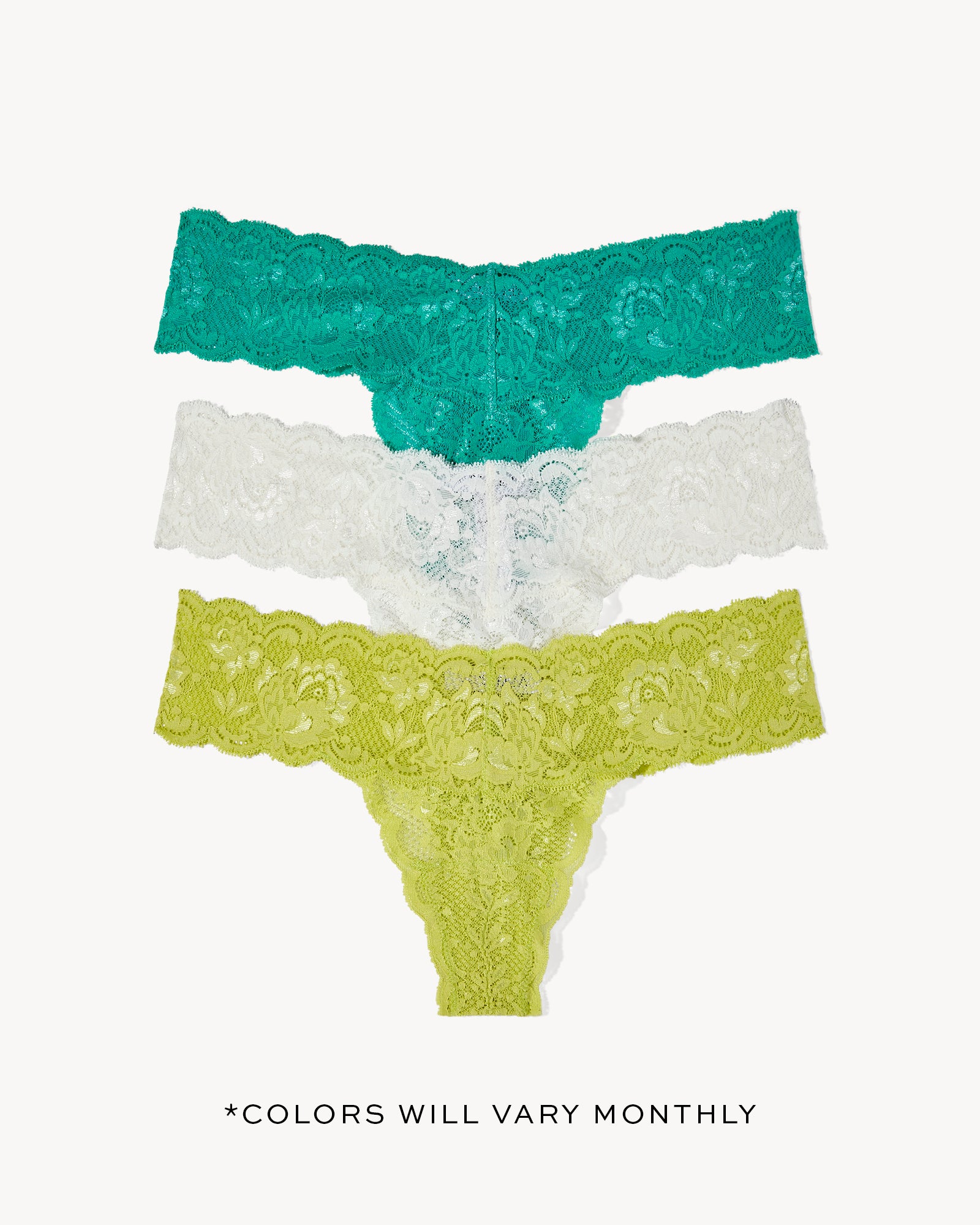 3-Pack Seamless Lace Thong Underwear for Women - Soft Comfortable Invisible Panties - Perfect for Everyday Wear, Workout & Special Occasions