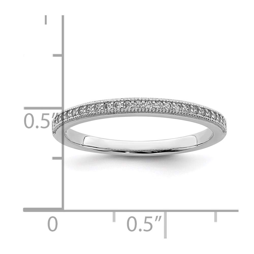 925 Sterling Silver Cubic Zirconia Brilliant Embers Ring - Elegant Women's Fine Jewelry Gift for Anniversary, Birthday & Valentine's Day - Perfect for Evening Parties, Date Nights & Special Occasions