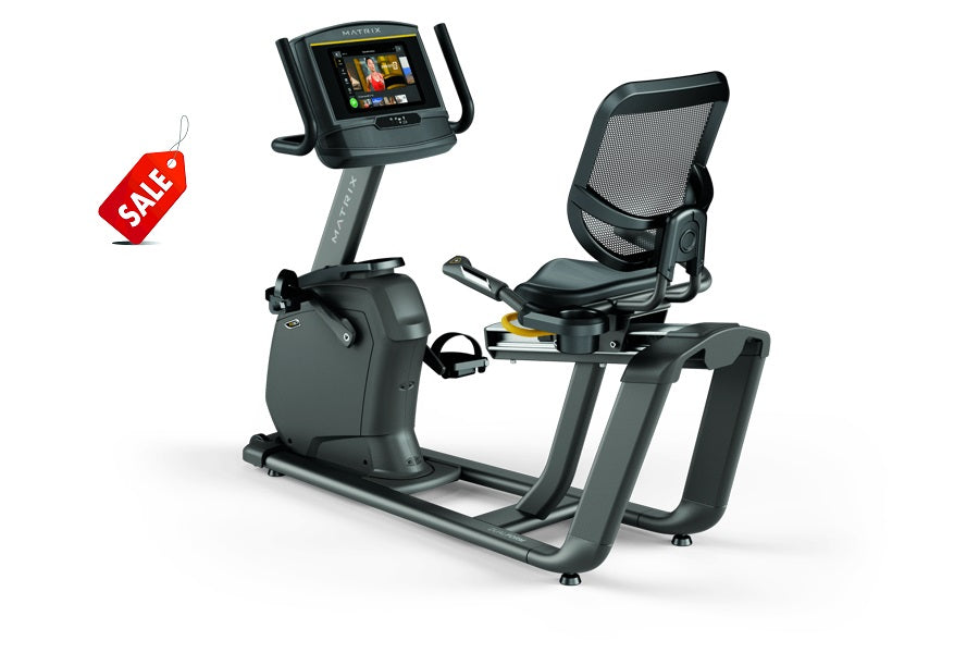 Matrix R30 Recumbent Exercise Bike for Home Gym - Comfortable Low-Impact Workout Machine with LCD Display | Perfect for Seniors, Physical Therapy & Indoor Cardio Training
