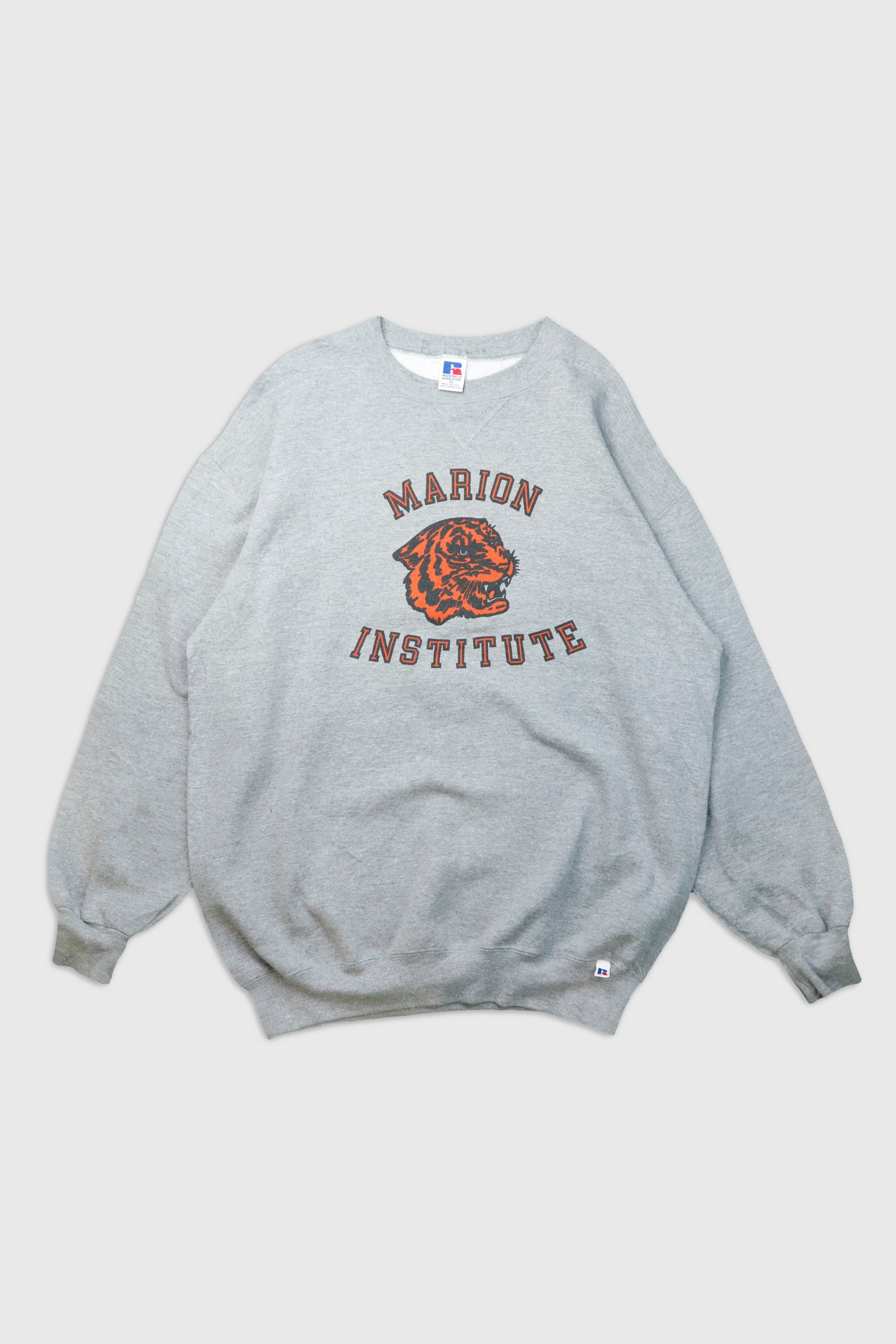 Vintage Marion Institute Sweatshirt - XL Size | Retro College Hoodie for Men & Women | Comfortable Pullover for Casual Wear, Campus Style & Vintage Fashion