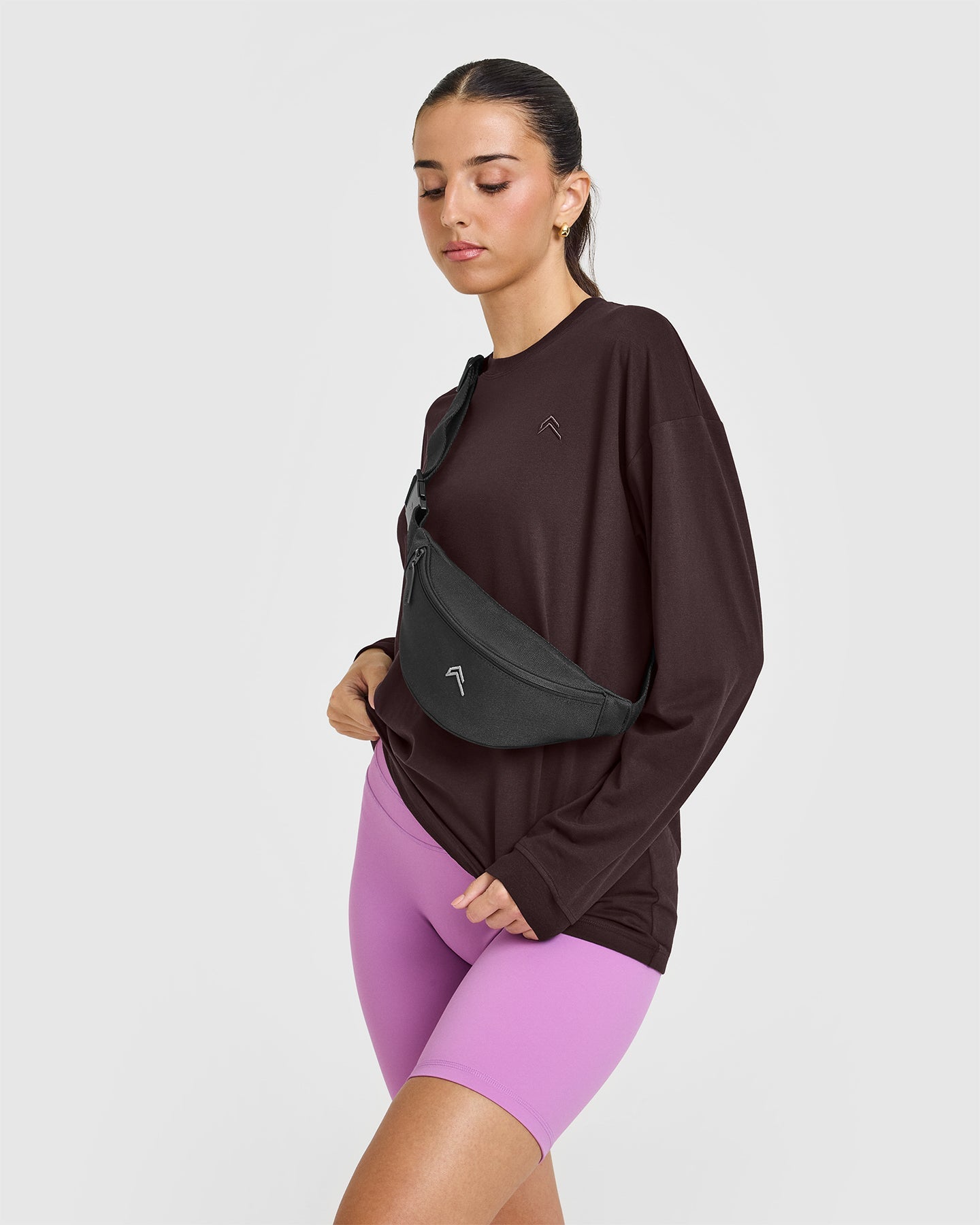 Classic Oversized Lightweight Long Sleeve Top for Women - Soft & Comfortable Plum Brown Shirt | Perfect for Casual Wear, Layering & Fall Outfits