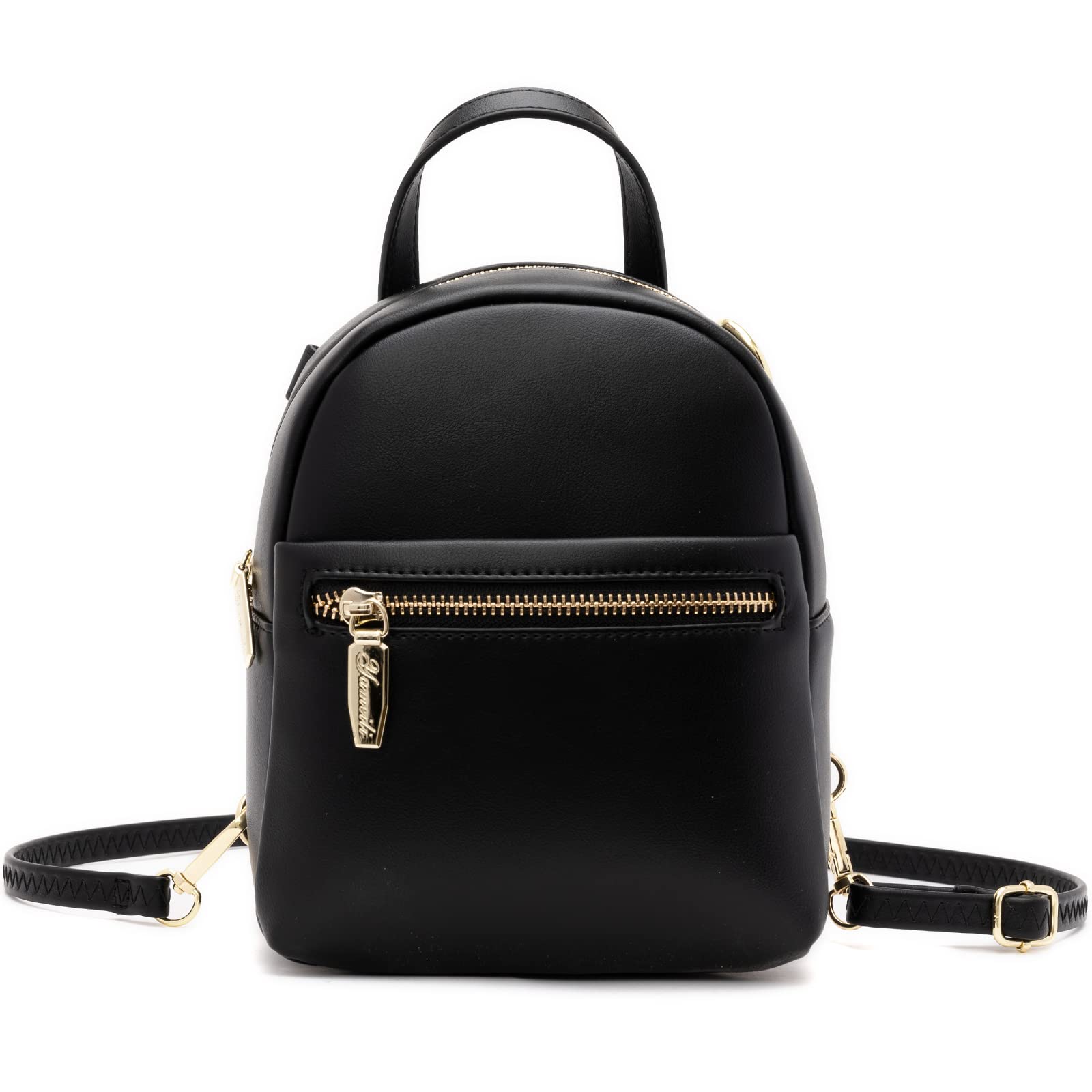 Cute Mini Leather Backpack Purse for Women & Teen Girls - Small Shoulder Bag Handbag for School, Travel & Daily Use