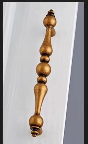 Gold Cabinet Knobs & Drawer Pulls - 2 Pack Kitchen Cabinet Handles with Screws - Small Furniture Drawer Pulls for Cupboard, Wardrobe & Dresser - Elegant Hardware for Home Renovation & DIY Projects