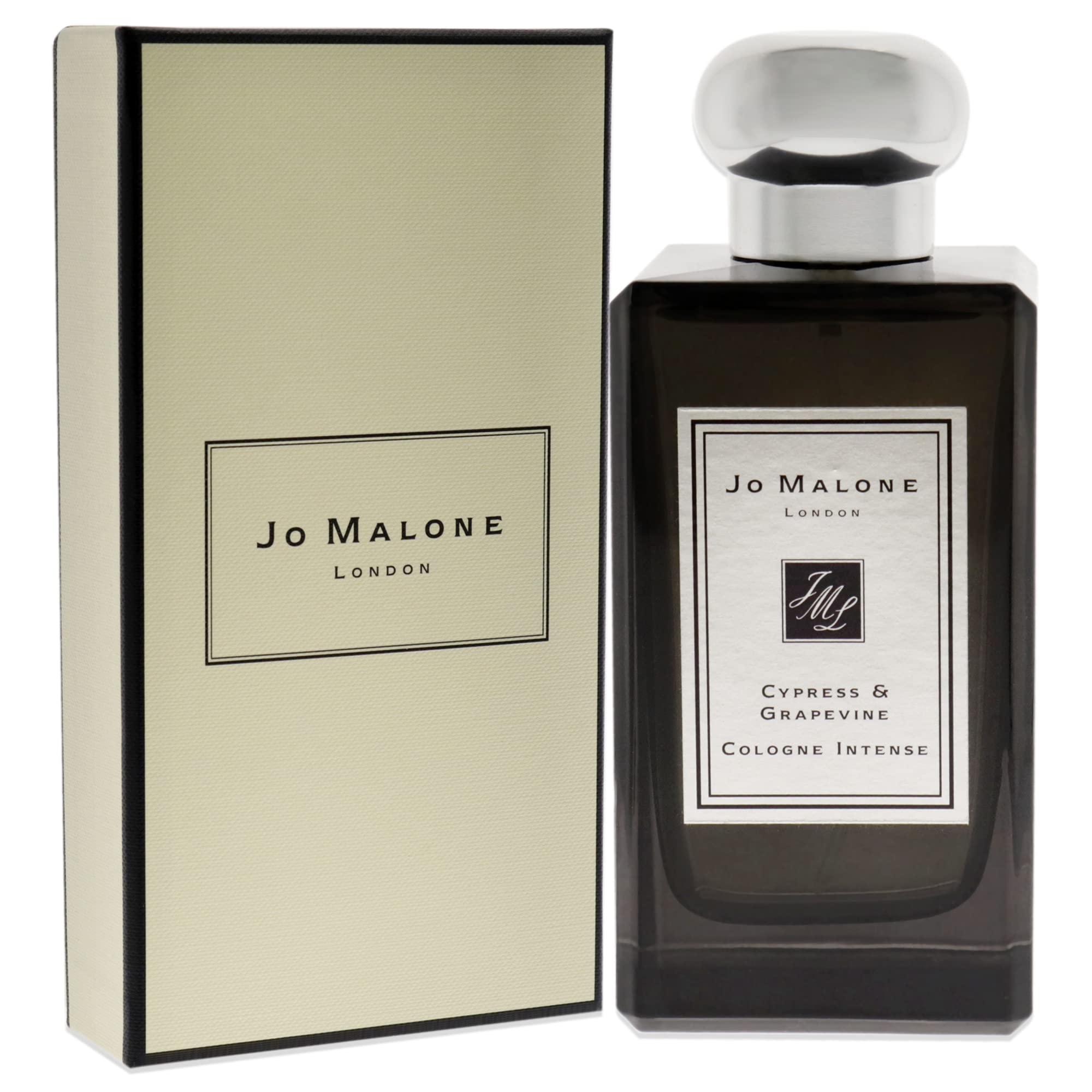 Jo Malone Cypress & Grapevine Intense Cologne Spray for Men & Women - 3.4 oz / 100ml - Woody Aromatic Fragrance for Date Night & Special Occasions
