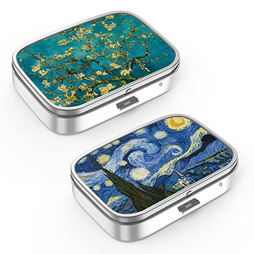 Set-2-van Gogh Almond Blossom+starry Night