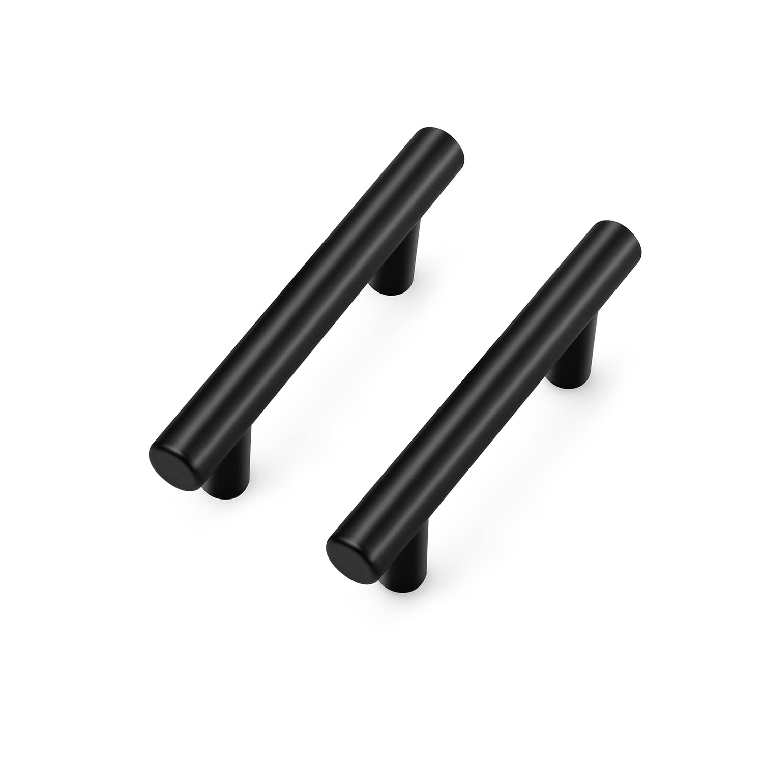 Ravinte 5-Pack 2-1/2 Inch Center-to-Center Matte Black Stainless Steel Cabinet Pulls – 4 Inch Overall Length Modern Kitchen Cabinet Handles for Drawers, Cupboards & Cabinets – Perfect for Home Kitchen Renovation & DIY Furniture Upgrades