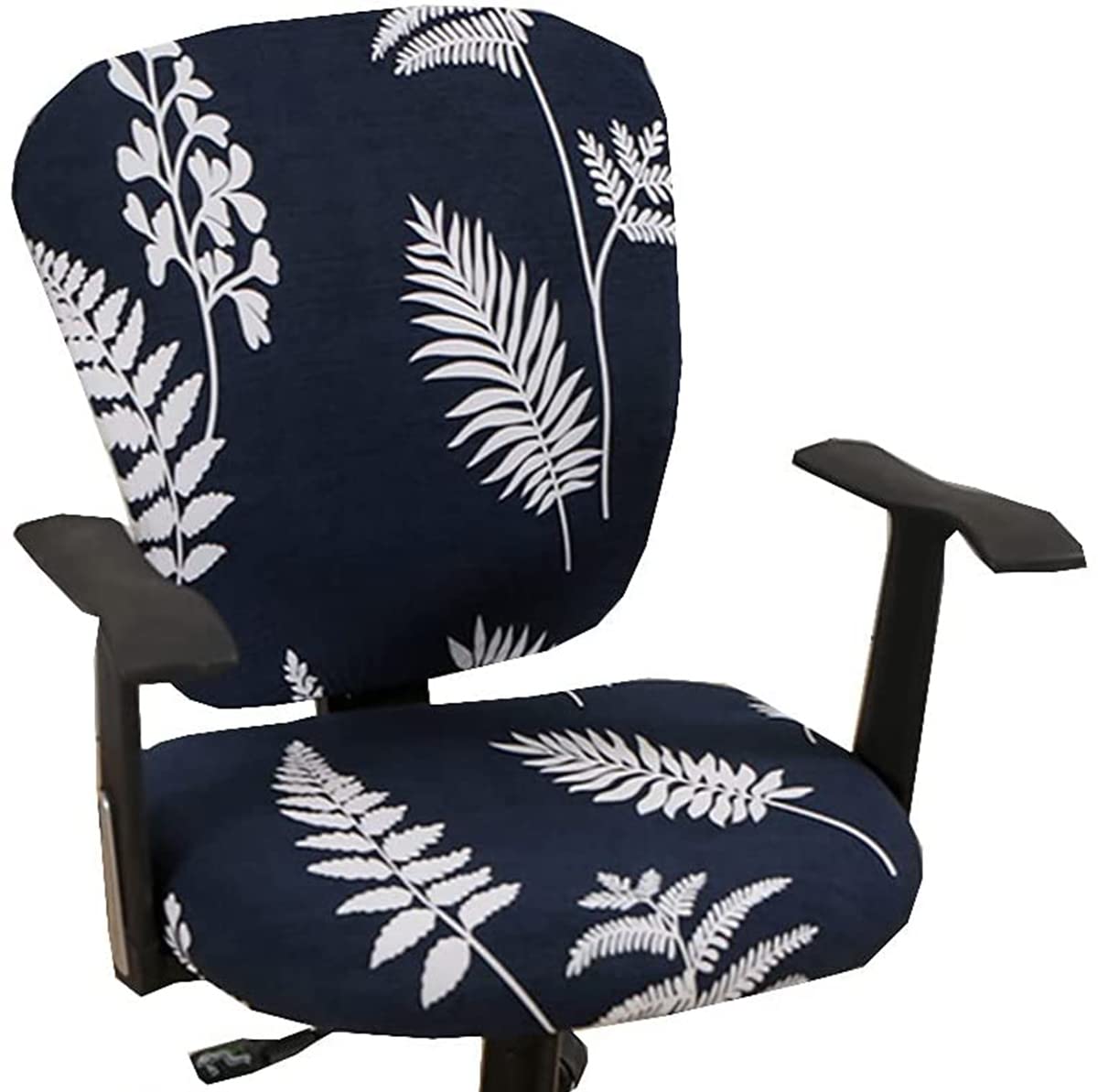 XNN Stretchable Universal Office Chair Cover - Breathable Rotating Chair Slipcover for Computer Desk Chairs | Perfect for Home Office, Gaming & Conference Rooms