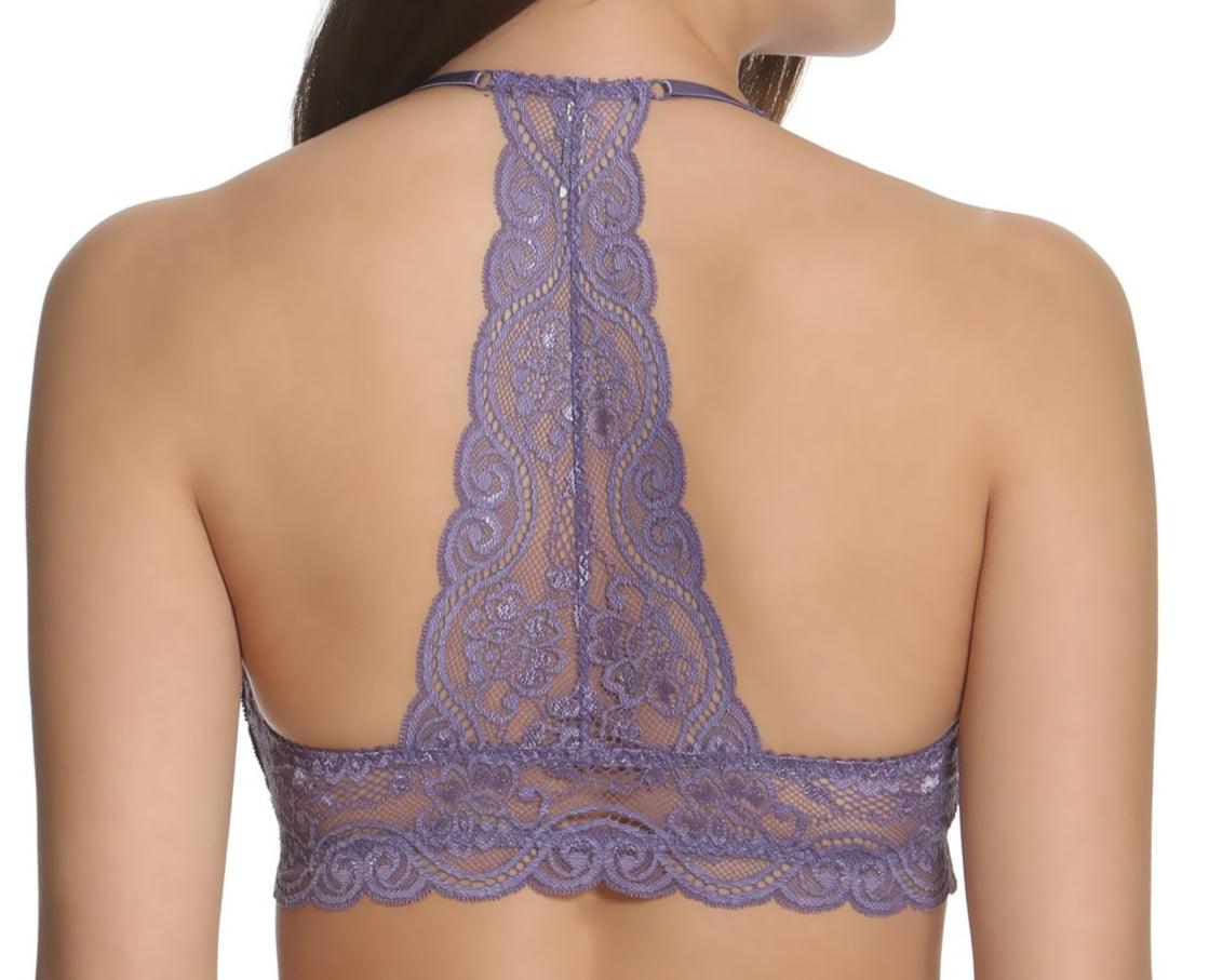 Lace Racerback Bralette - Comfortable Wireless Bra for Women | Perfect for Yoga, Workout & Everyday Wear