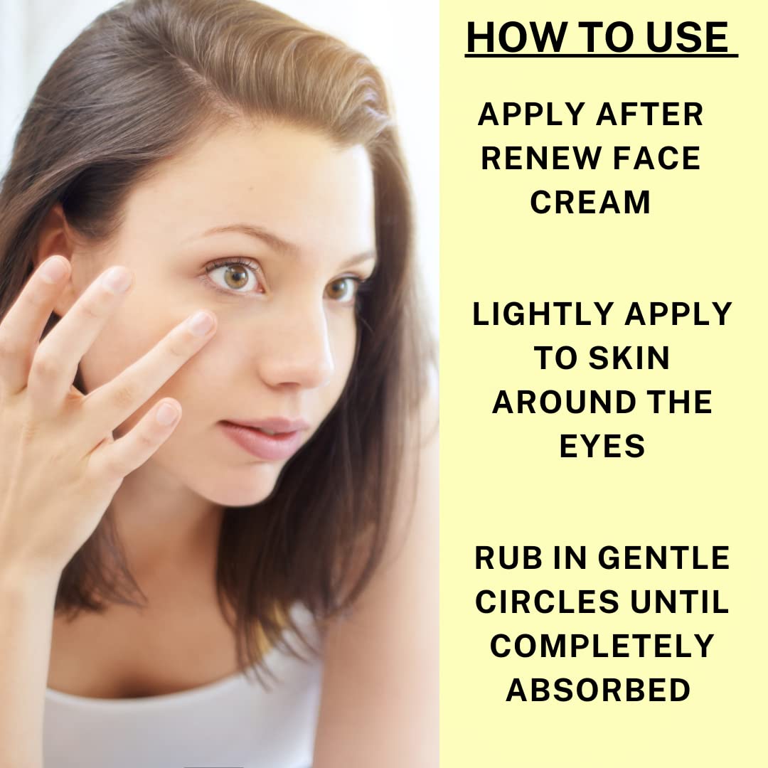 Revitalizing Under Eye Gel with Plant-Based Actives – Dark Circle Eye Cream for Fine Lines & Wrinkles, Boosts Collagen for Firm & Radiant Skin | Anti-Aging Treatment for Puffiness & Bags – Perfect for Morning & Night Skincare Routine