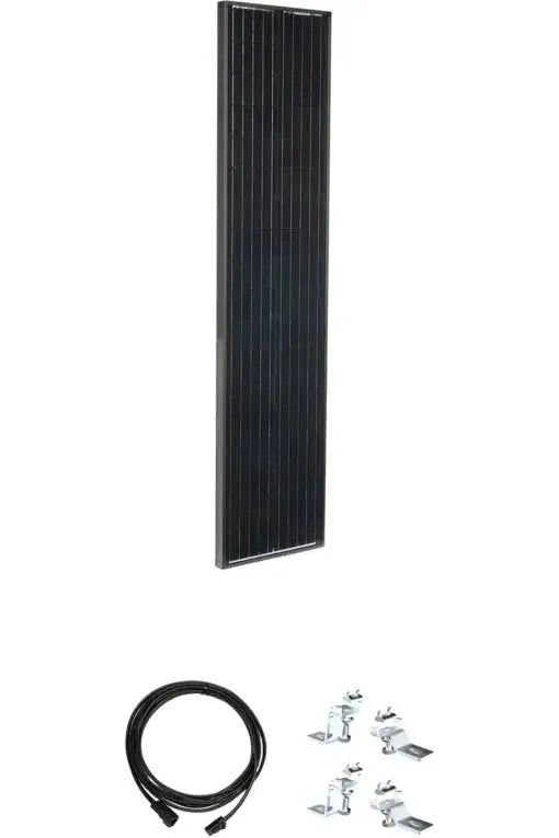 Zamp Solar Legacy Black 95 Watt Solar Panel Expansion Kit for RV, Boat & Off-Grid Power - High Efficiency Portable Solar Charging System
