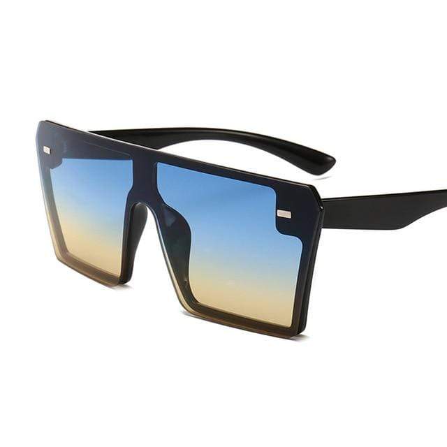 Oversized Square Sunglasses for Women - UV400 Protection & Mirror Lens - Stylish & Trendy for Beach, Driving, and Outdoor Activities