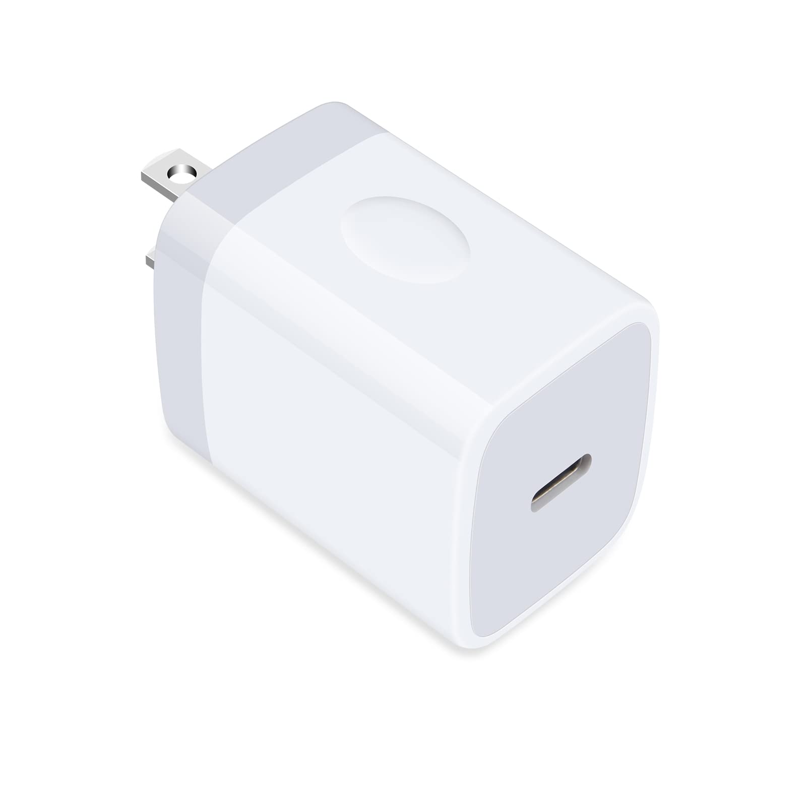 Samsung 25W Fast Charging USB C Wall Charger Block - Compatible with Galaxy A16/A15 5G/A14/A54/Z Fold6/A35/S24 Ultra/S23 FE/A13/A53/A23/A03s, iPhone 16 Pro Max/15/14/13/12, Pixel 9/8a/7/6 - Quick Charge Adapter for Home, Office & Travel