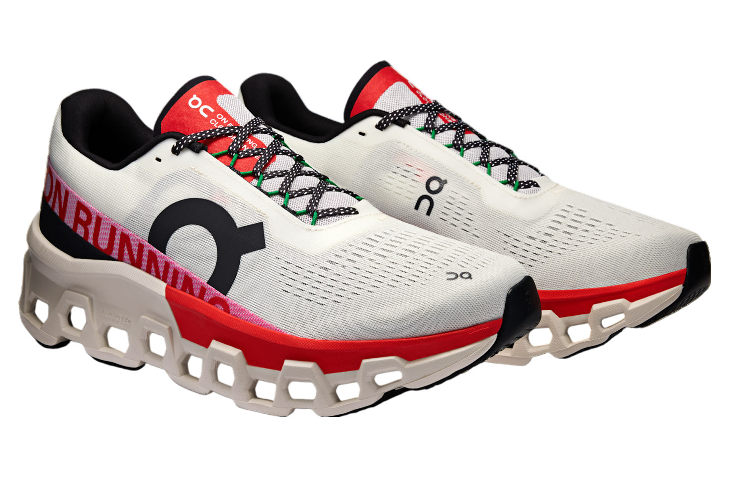 On Running Men's Cloudmonster 2 Running Shoes - Lightweight Cushioned Sneakers for Road Running & Jogging (Ivory/Silver) | Perfect for Marathon Training & Daily Workouts