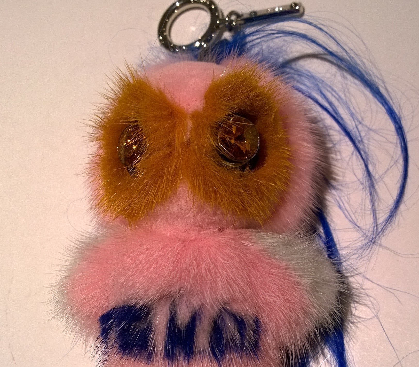 Fendi Piro Chan Pink Fur Bag Charm - Cute & Stylish Accessory for Handbags, Backpacks & Keychains | Perfect Gift for Fashion Lovers
