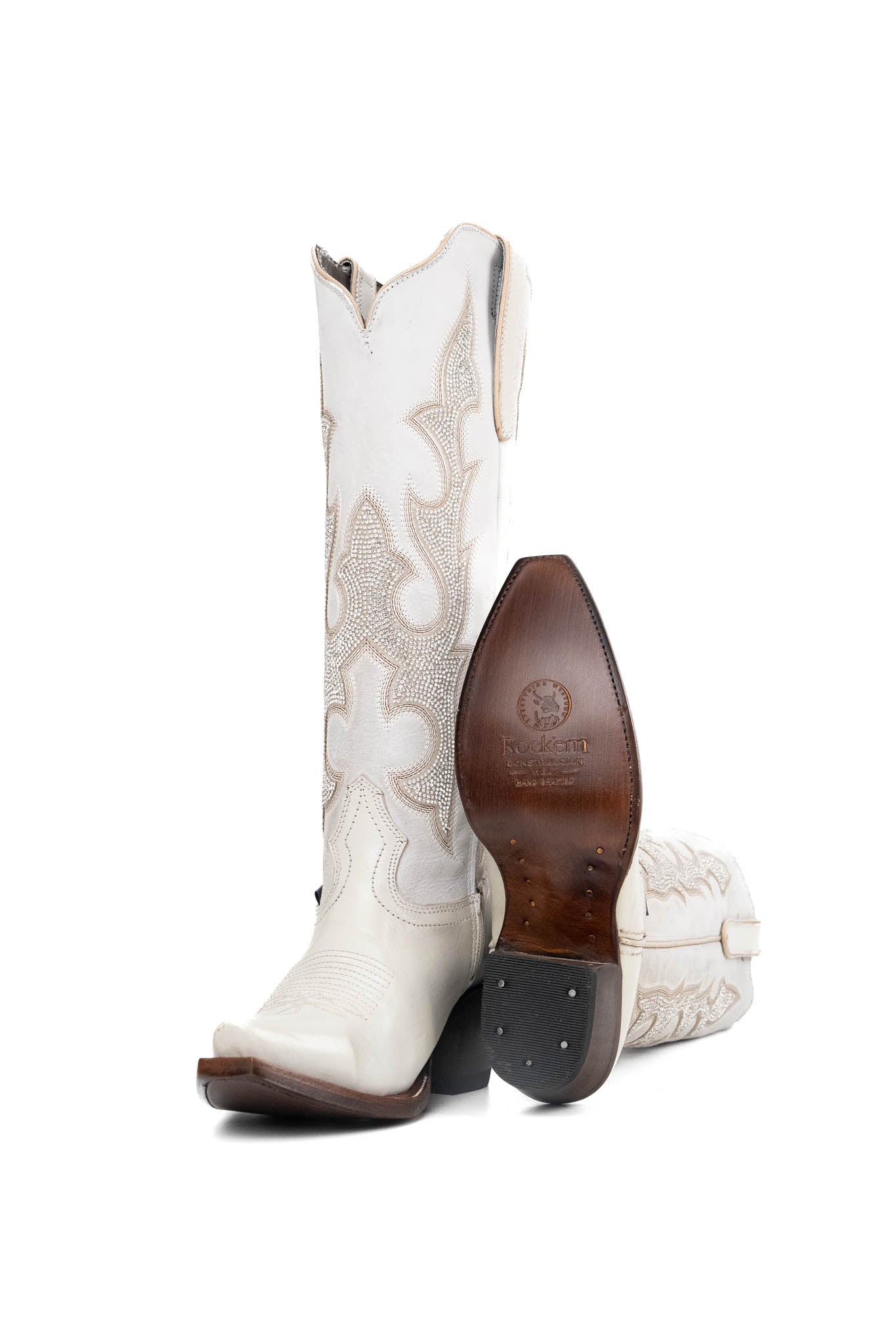 Makayla Women's Tall Snip Toe Cowgirl Boots - Western Riding Boots for Country Line Dancing & Rodeo Events